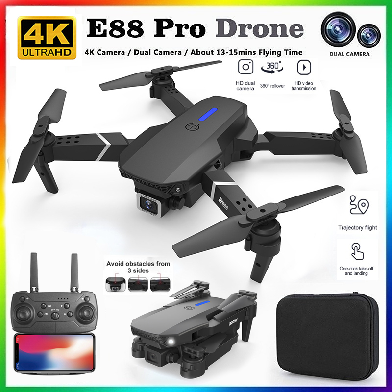 Drone Kit Professional - 2026 YENİ E88 Profesyonel HD 4K