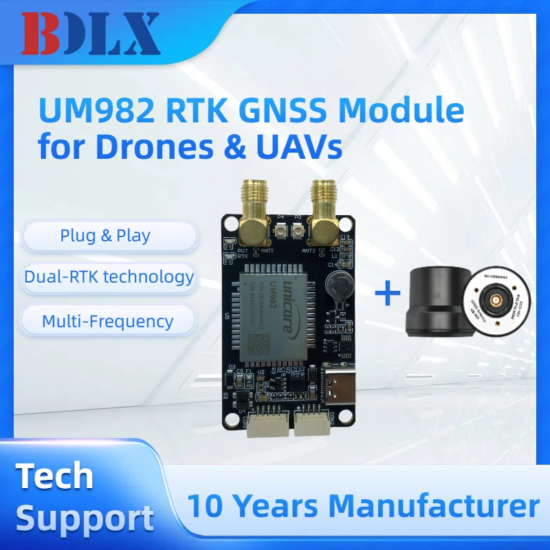 UM982 Çift Anten RTK GNSS Modü - Drone Kit Hexacopter incelemesi ve fiyatı