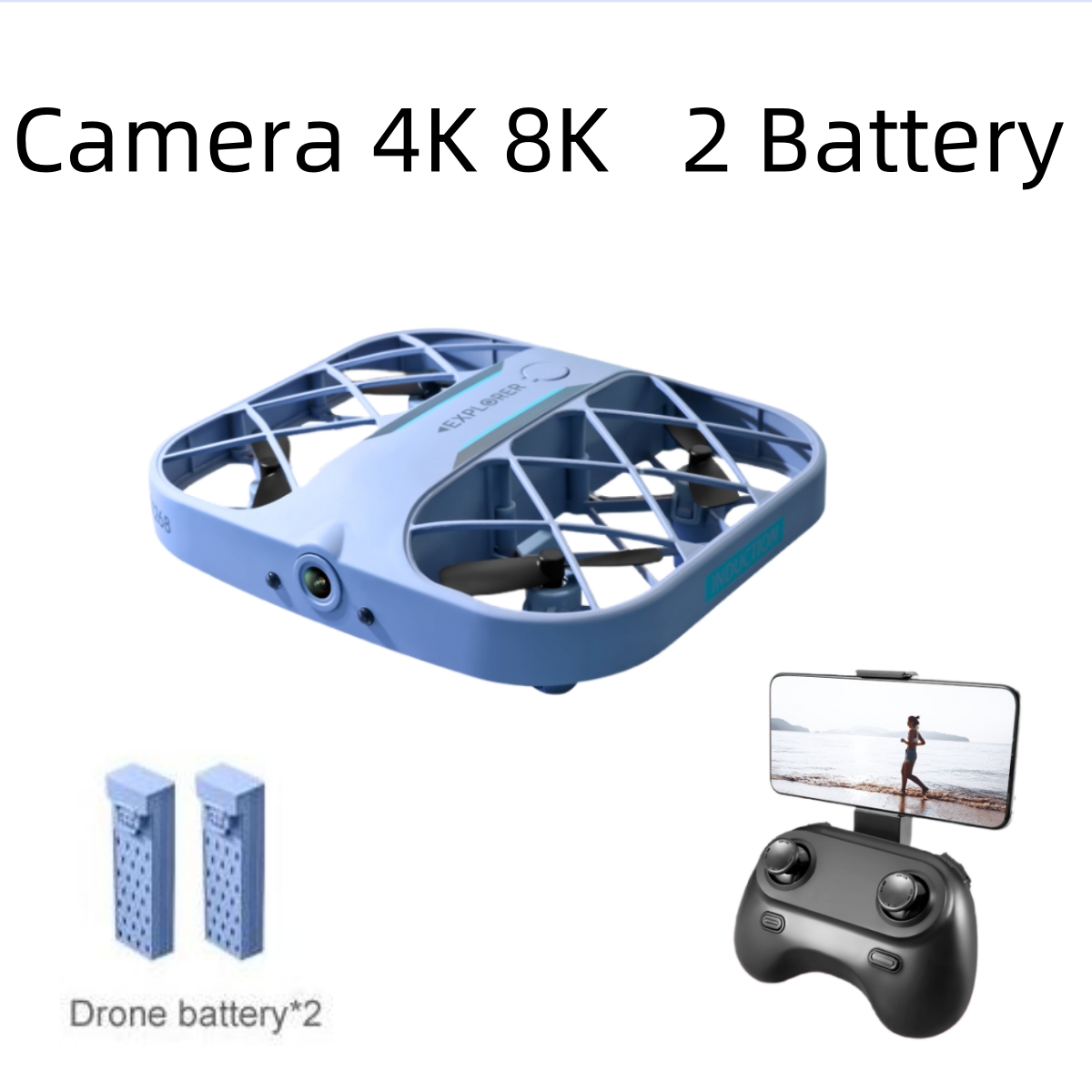 JJRC H107 FPV RC Drone, 2 Bata - Drone Kit With Camera incelemesi ve fiyatı